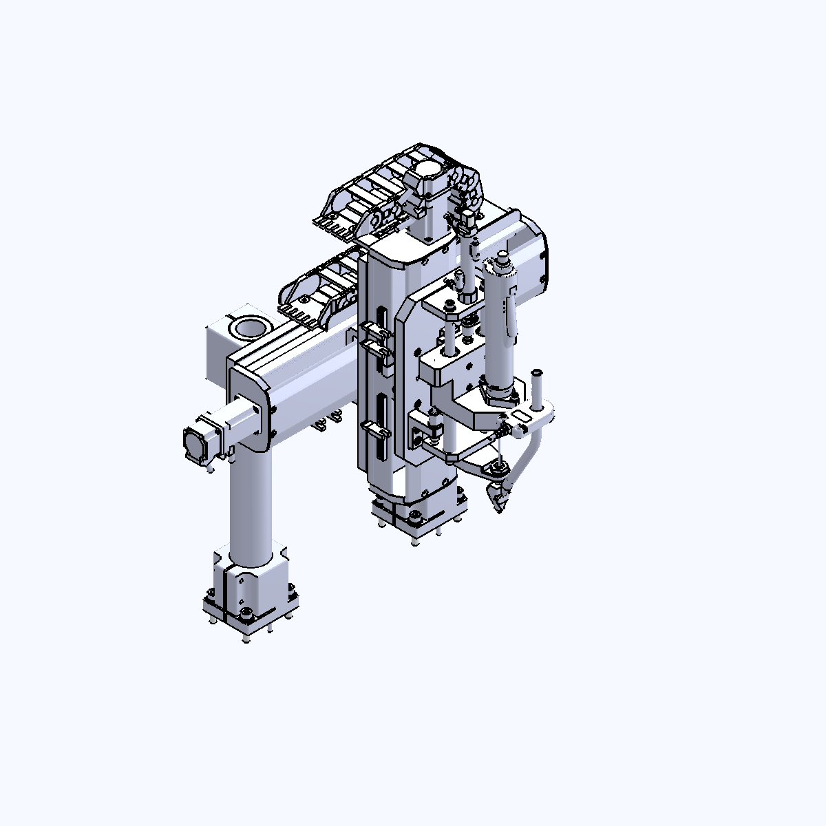 Three-axis screw fastening machine drawing cover